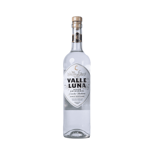 PISCO VALLE LUNA DOBLE DESTILADO 40° 750CC