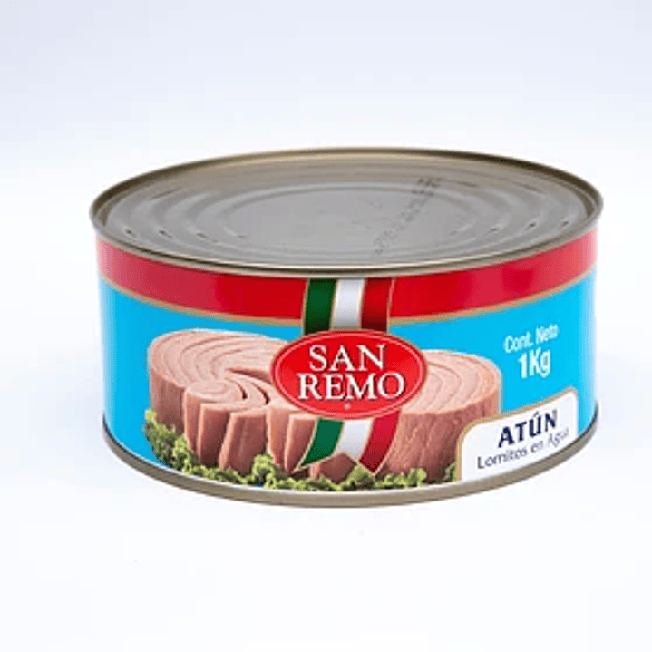 ATUN SAN REMO LOMITOS EN AGUA 160 GRS