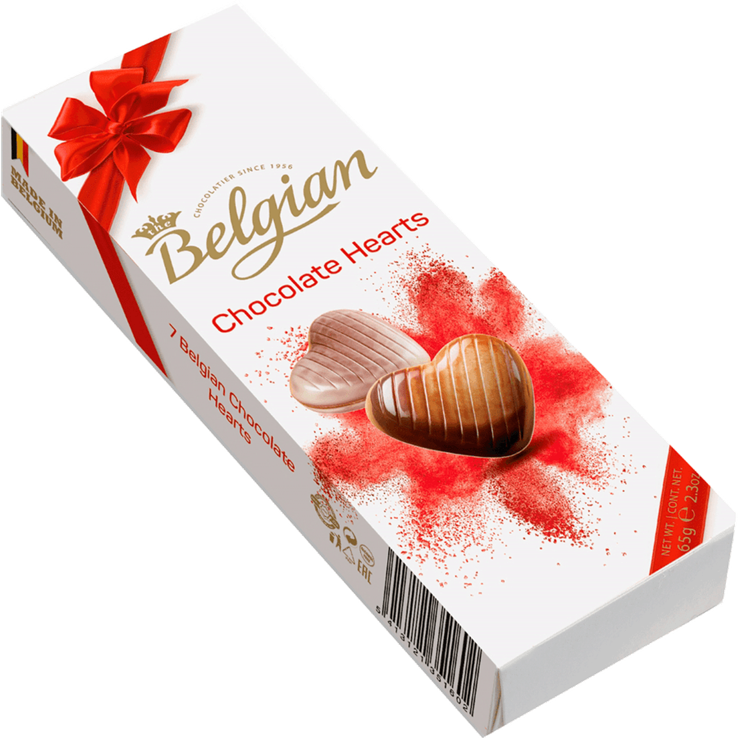 Bombones Belgian Corazones 65 g