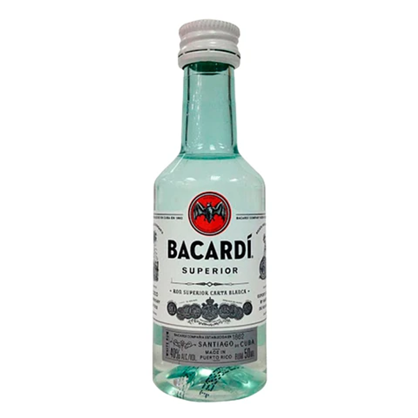 Miniatura Ron Bacardi Superior Blanco 50ml