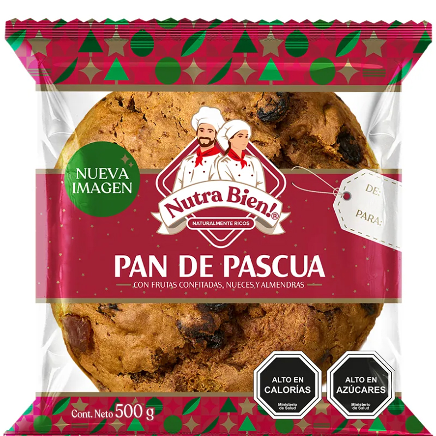 Pan de Pascua Nutra bien Frutas Confitadas 500g