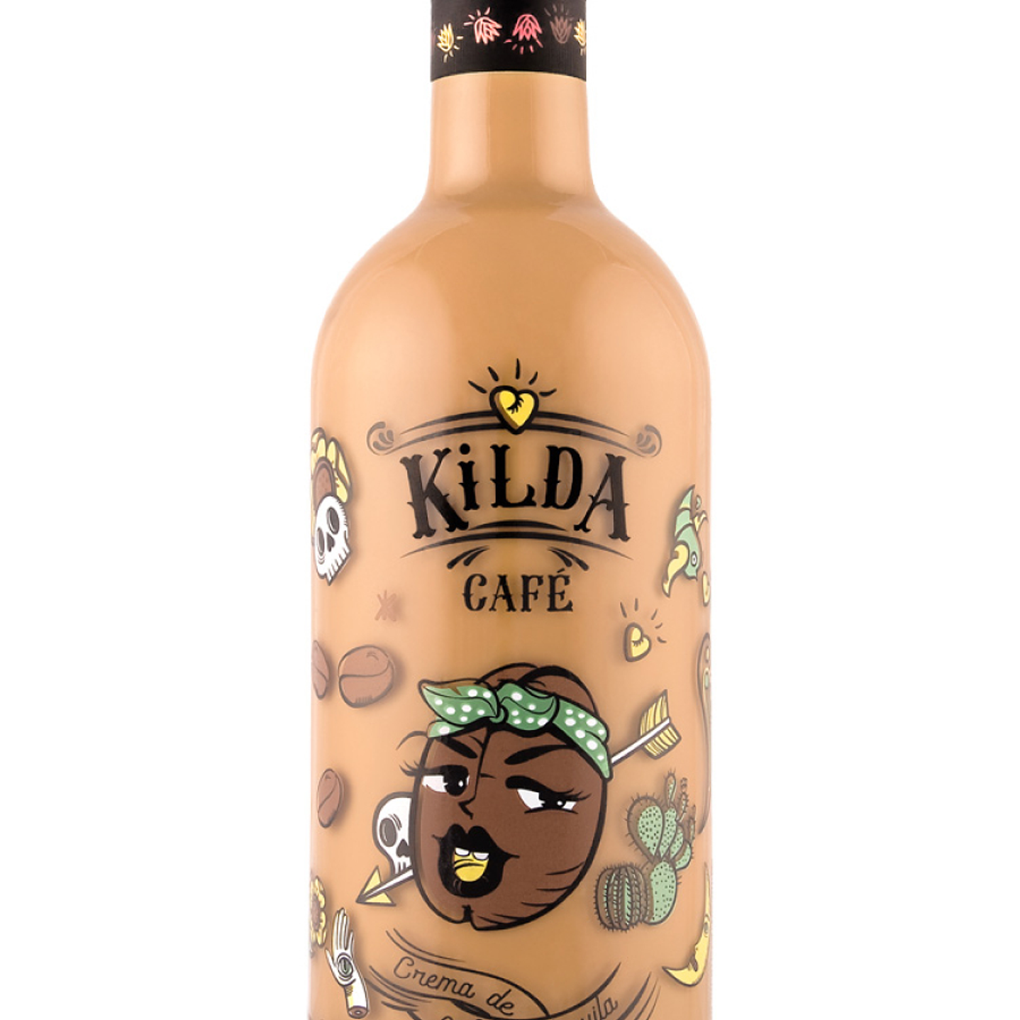 LICOR DE CREMA CAFE CON TEQUILA KILDA 17° 700 ML 