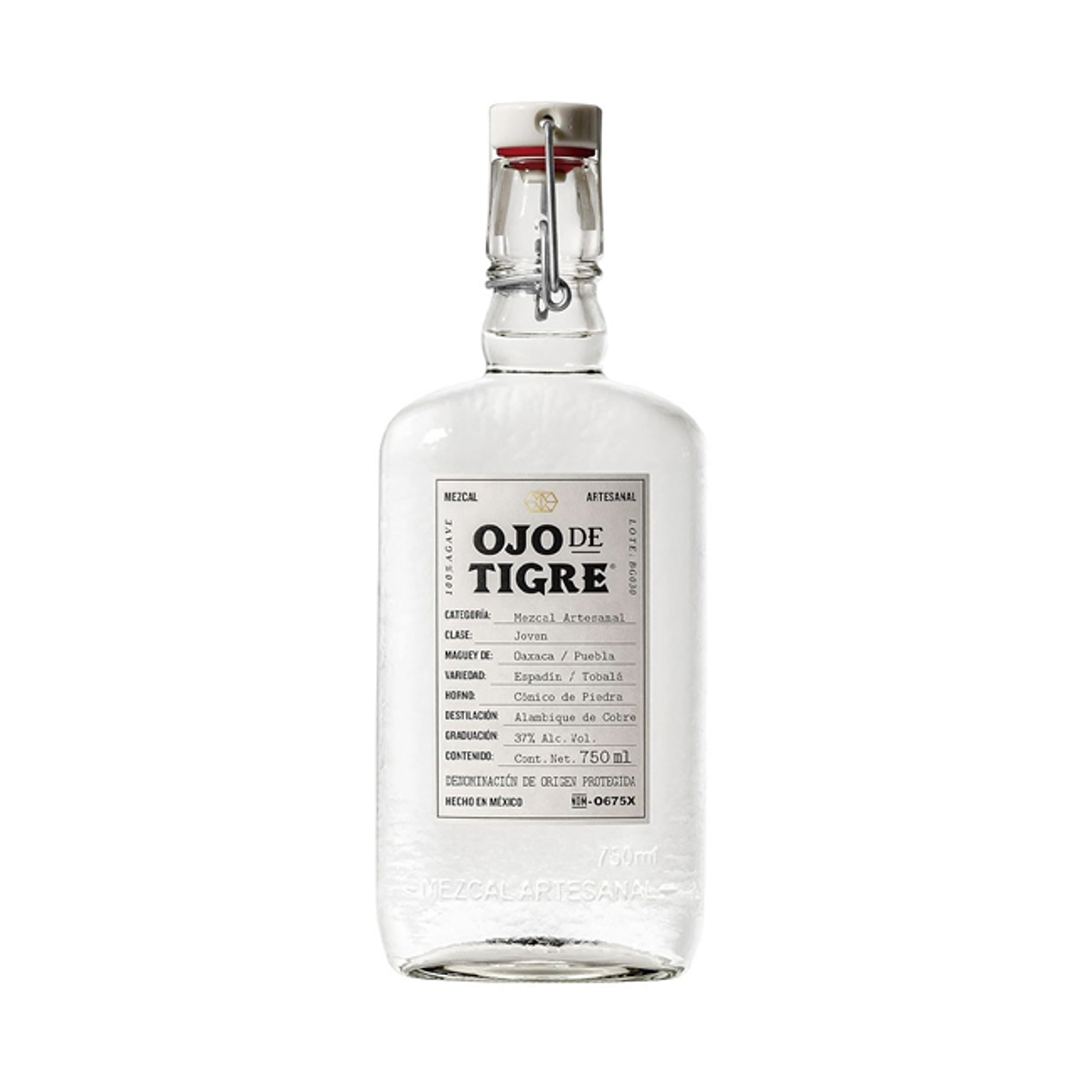 MEZCAL OJO DE TIGRE  JOVEN ARTESANAL 750ML 