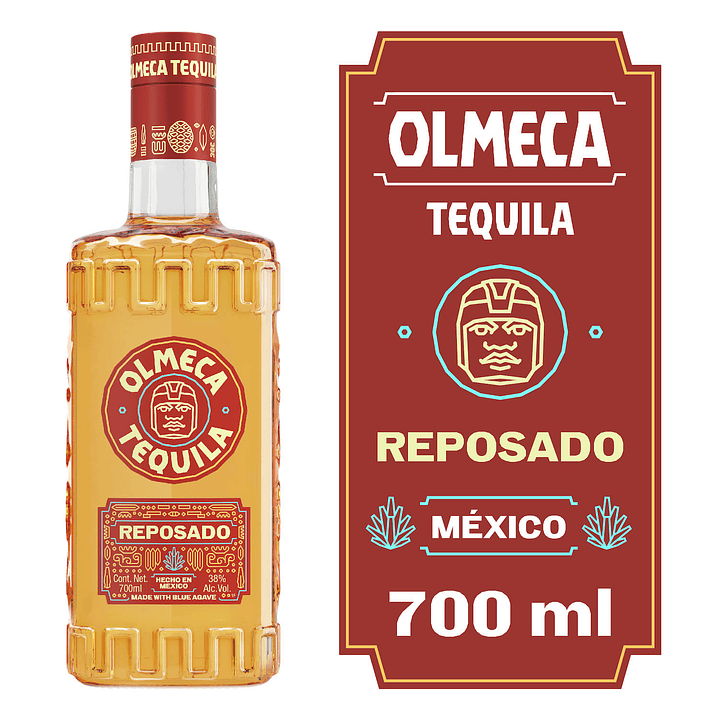 TEQUILA OLMECA DORADO 750CC 