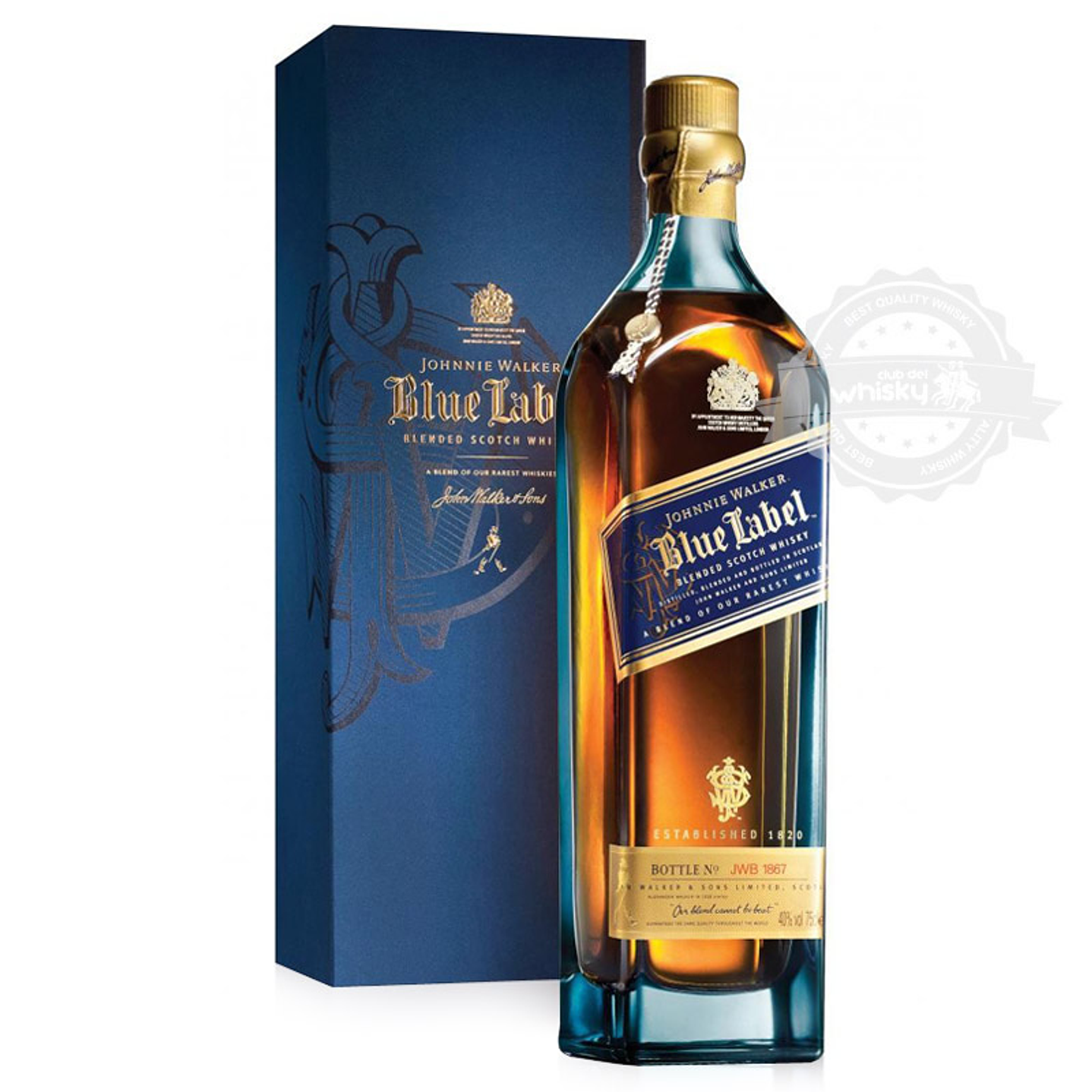 WHISKY JOHNNIE WALKER BLUE 40% 750CC 