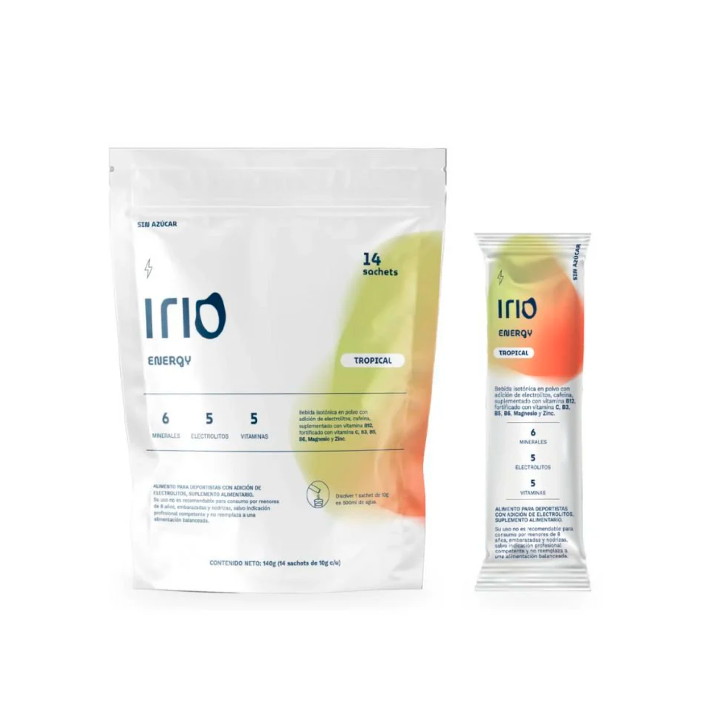 IRIO BOOST TROPICAL S /A 14 SACHETS 140 GRS 