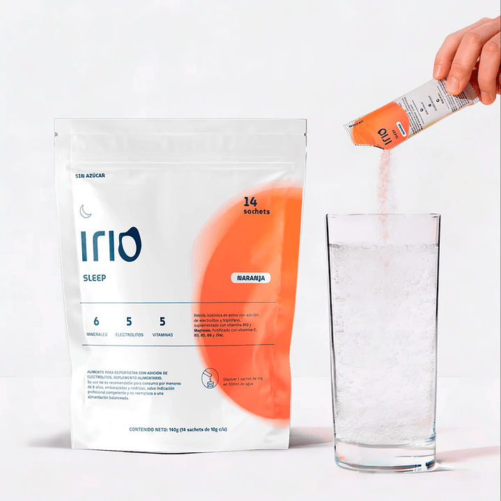 IRIO SLEEP NARANJA S/A 14 SACHETS 140 GRS 