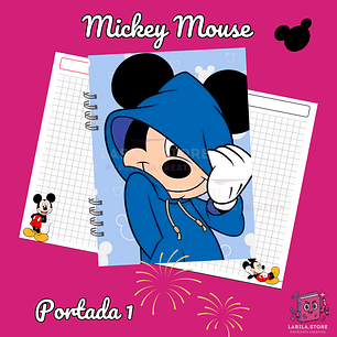 Cuaderno Mickey Mouse✨