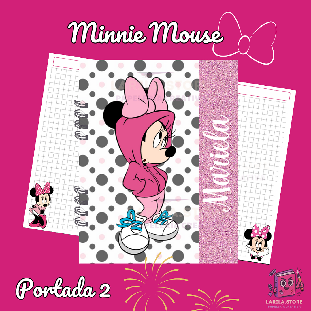 Cuaderno Minnie Mouse🎀 2