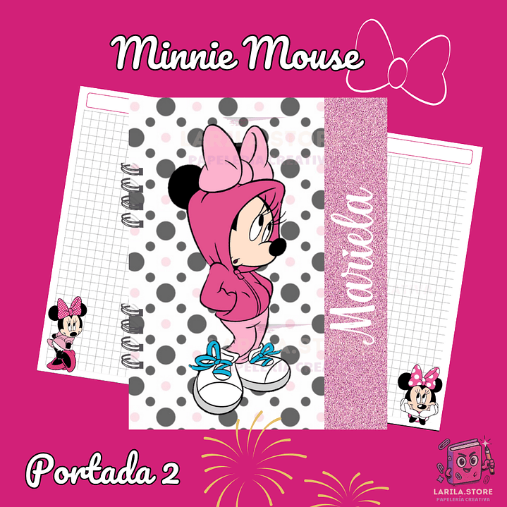 Cuaderno Minnie Mouse🎀 2