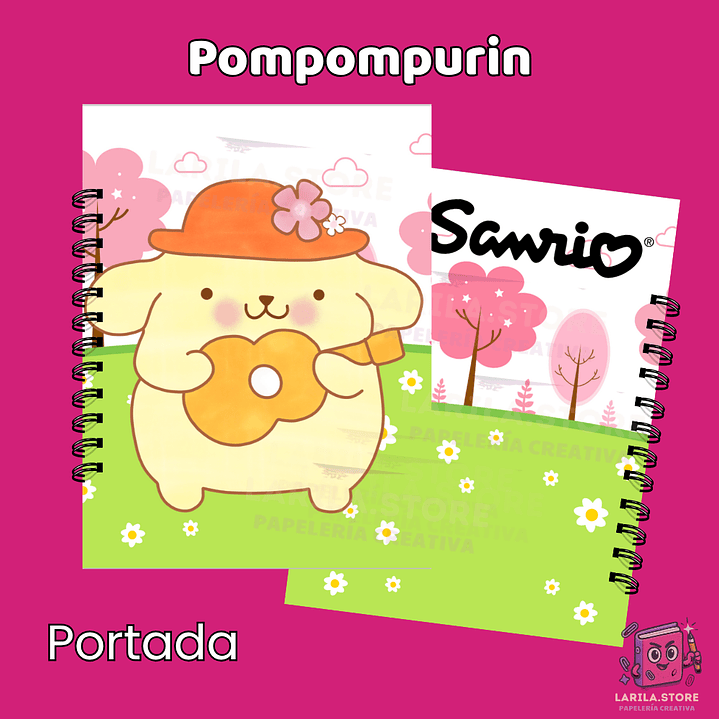 Planner Pompompurin – Organización dulce y divertida para tu día a día 🍮🐾 1