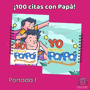 ¡100 Citas con Papá! – Diario de momentos inolvidables 👨‍👧‍👦❤️