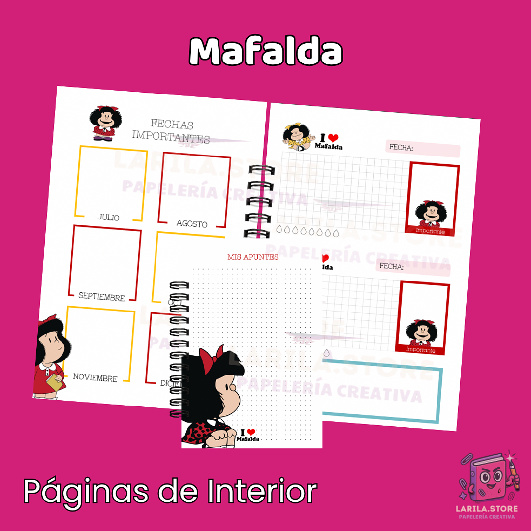 Planner Mafalda - Organiza tu mundo con estilo y conciencia 💭 2