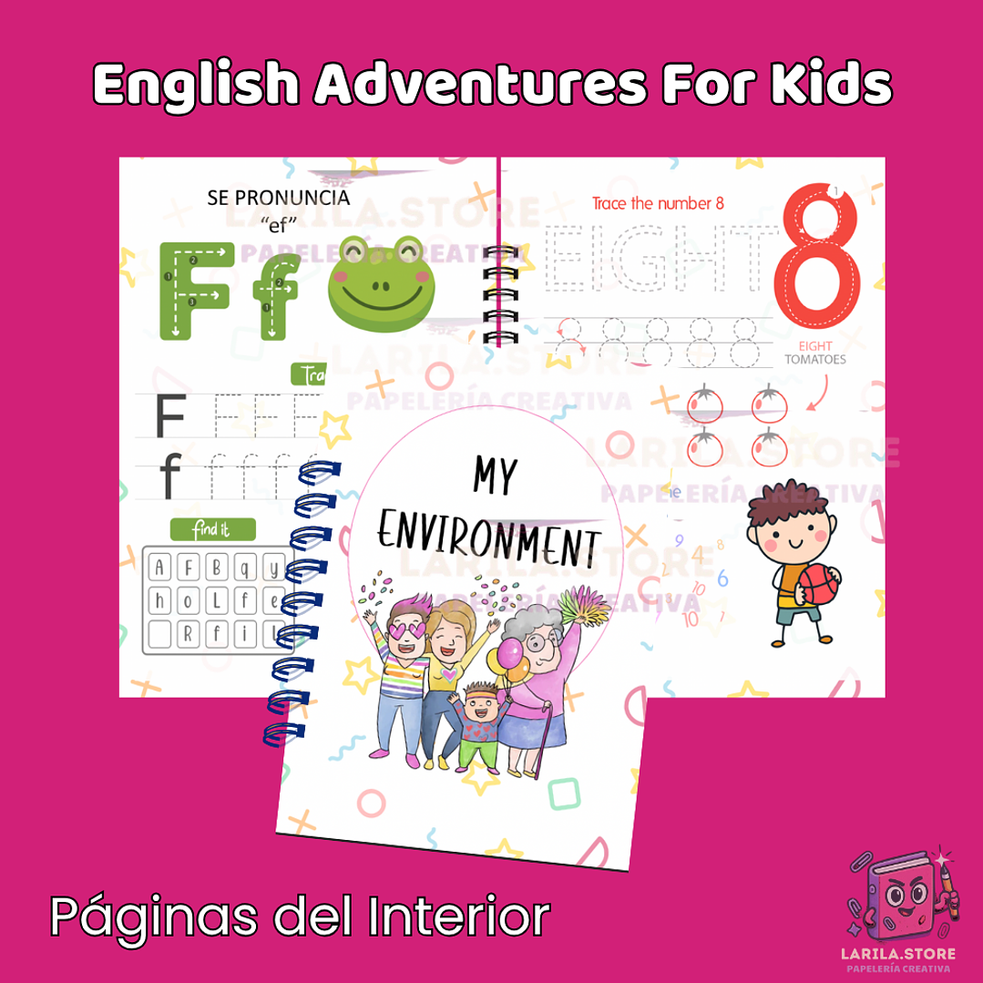 Cuaderno Educativo English Adventures For Kids 📚 1