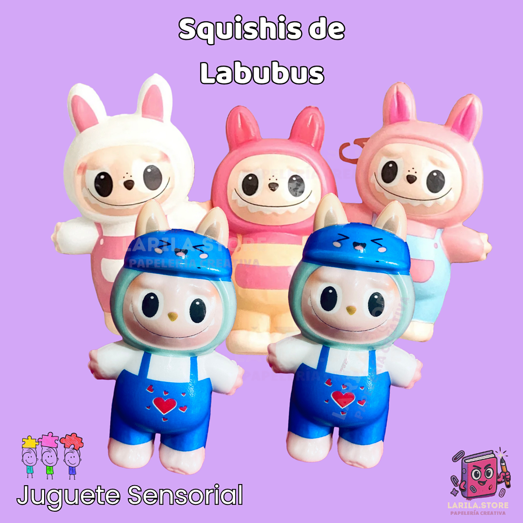 Squishis Labubu – Suaves, adorables y súper relajantes 💜✨ 1