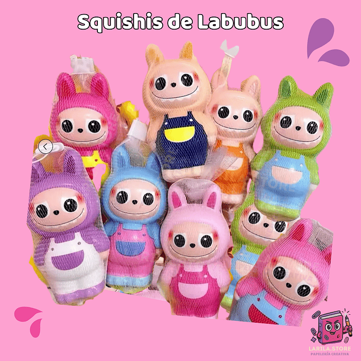 Squishis Labubu – Suaves, adorables y súper relajantes 💜✨ 2