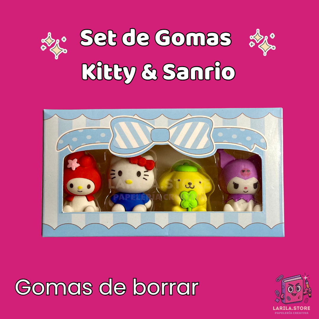 Set de Gomas Sanrio  – ¡Dulzura y color para tus apuntes! ✨ 2