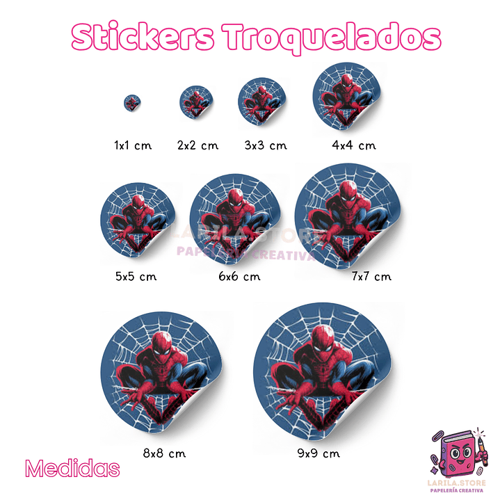 100 Stickers Troquelados circulares – ¡tu diseño, tu estilo!✨ 1