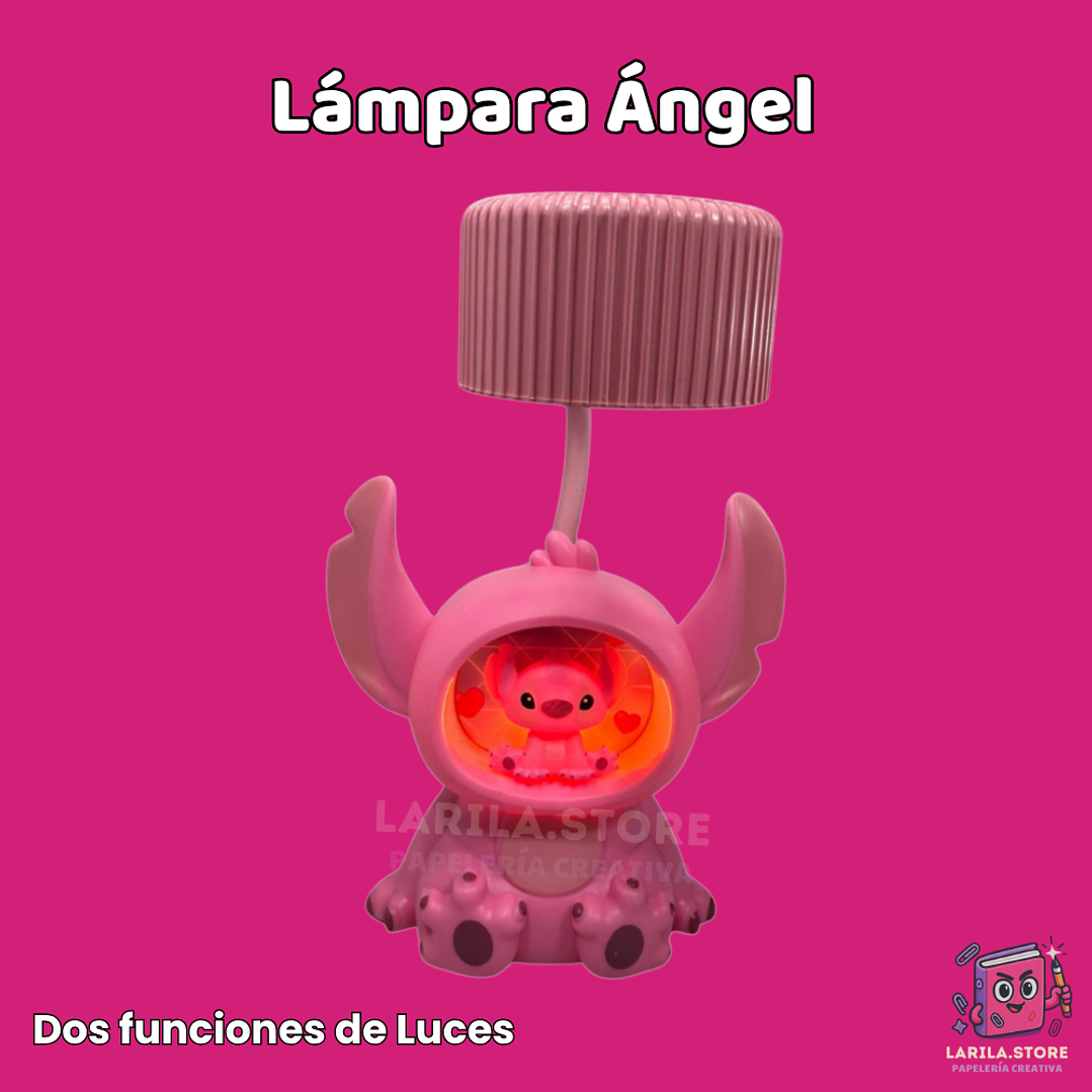 Lámpara Decorativa Stitch o Angel – Ilumina con ternura ✨ 2
