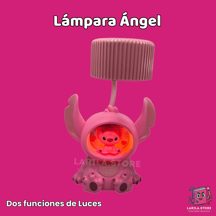 Lámpara Decorativa Stitch o Angel – Ilumina con ternura ✨ 2