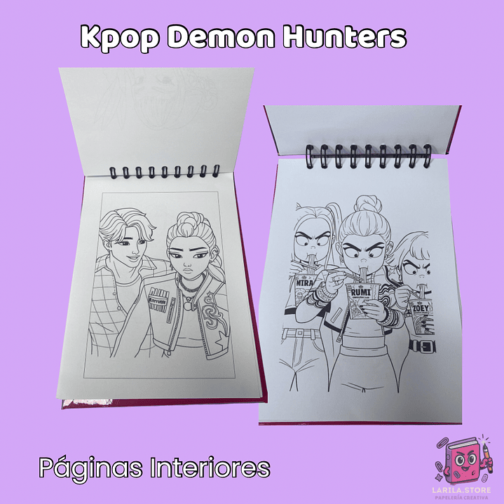 ¡Kpop huntrix  para colorear! 2