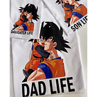 T-SHIRT GOKU para pai e filhos  1