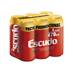 Cerveza Escudo Lager 470 mL