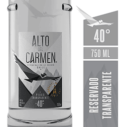 Pisco Reservado Transparente 40° 750 Cc Alto Del Carmen