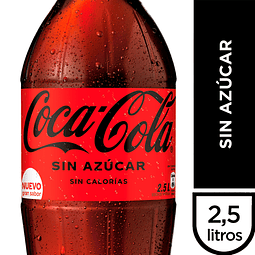 Bebida Sin Azucar 2.5 L Coca Cola