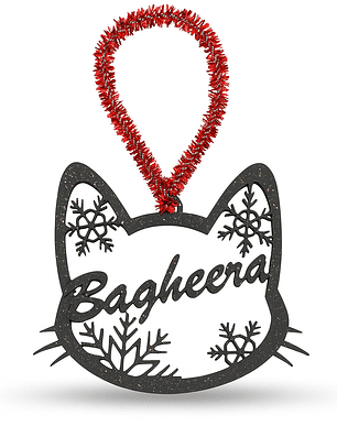 Adorno navideño Gato