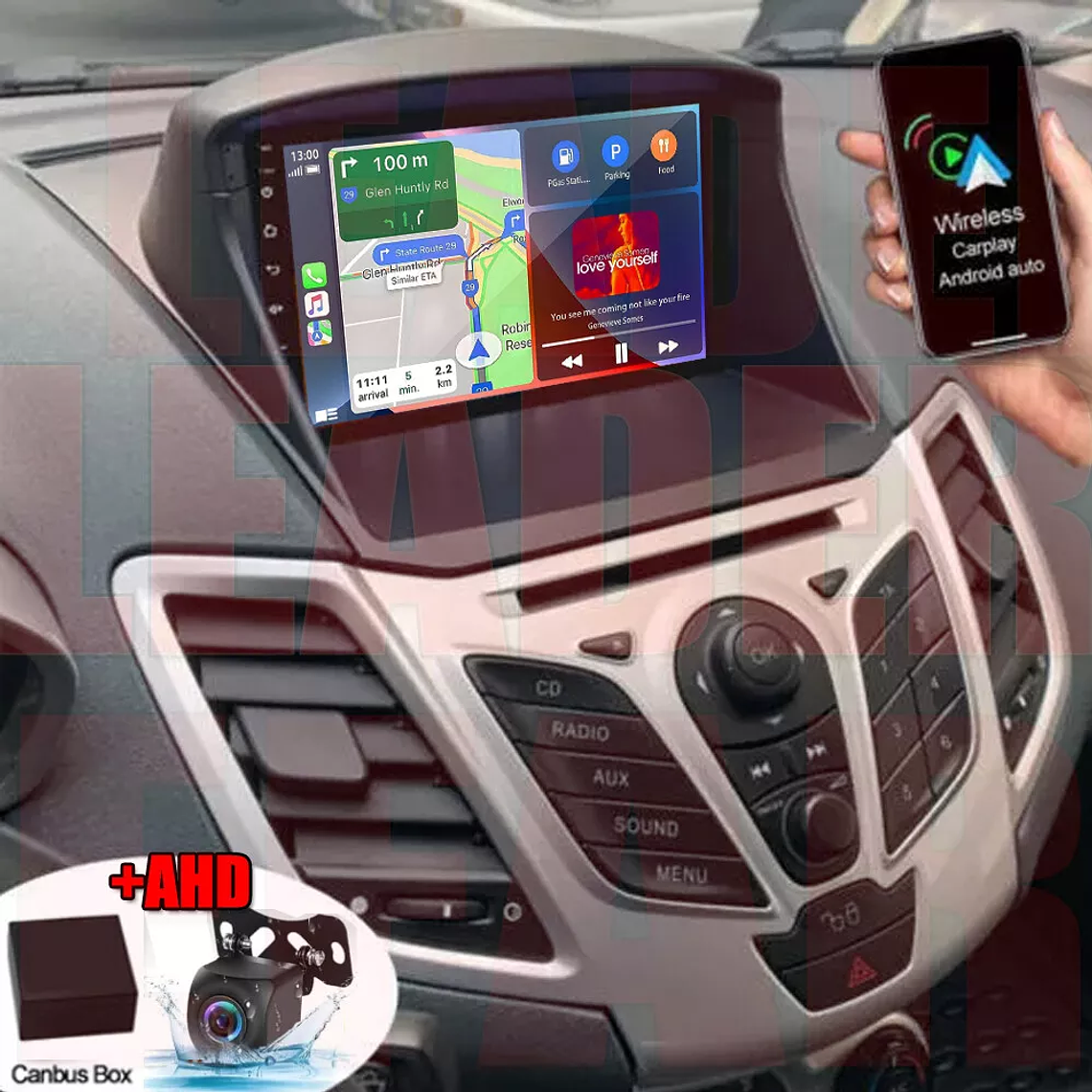 Radio 2009-2014 Ford Fiesta Car Stereo Radio GPS Navi 1