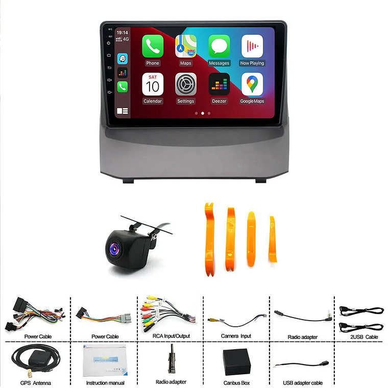 Radio 2009-2014 Ford Fiesta Car Stereo Radio GPS Navi 4