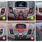 Radio 2009-2014 Ford Fiesta Car Stereo Radio GPS Navi - Miniatura 3