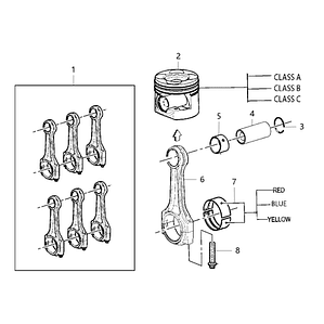 Juego de Anillos Motor 3.0 EcoDiesel Jeep Grand Cherokee / RAM (STD)