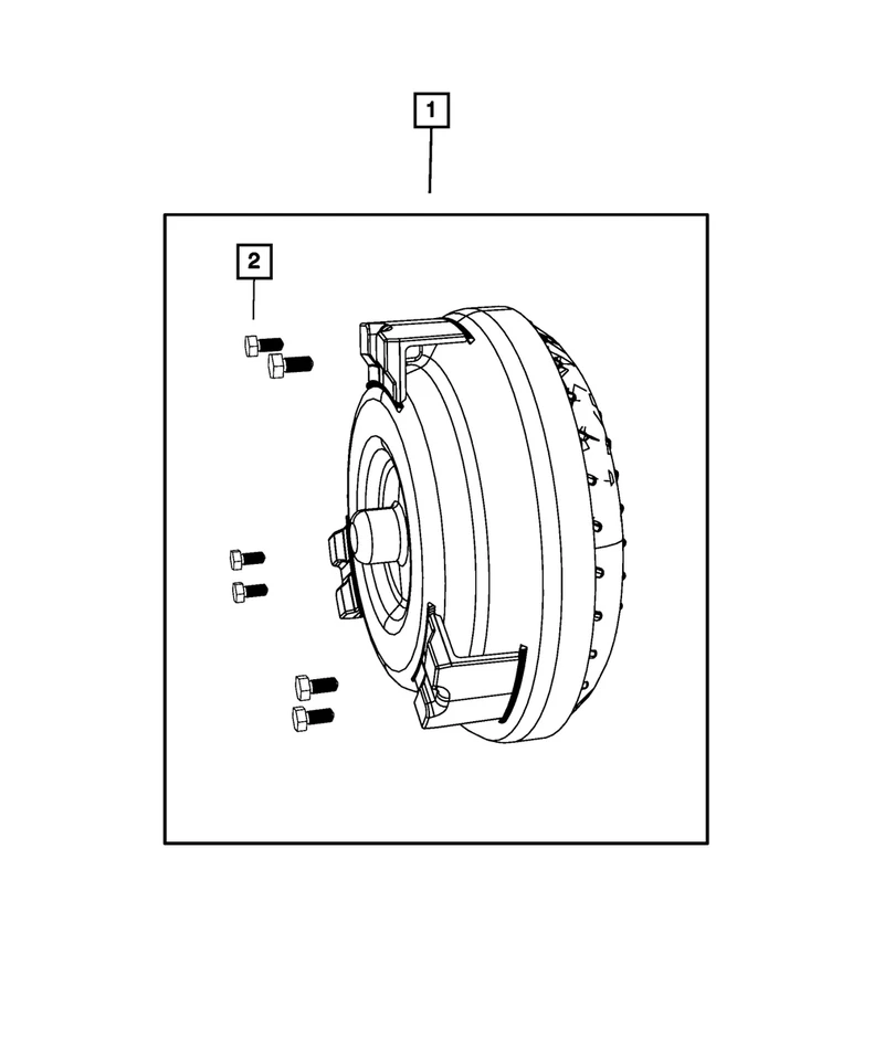 Convertidor de Torque Genuino Mopar – Transmisión W5A580 (5-Speed) 1