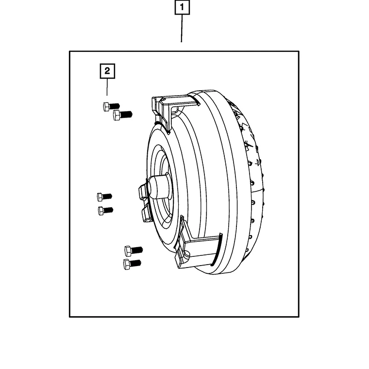 Convertidor de Torque Genuino Mopar – Transmisión W5A580 (5-Speed) 1