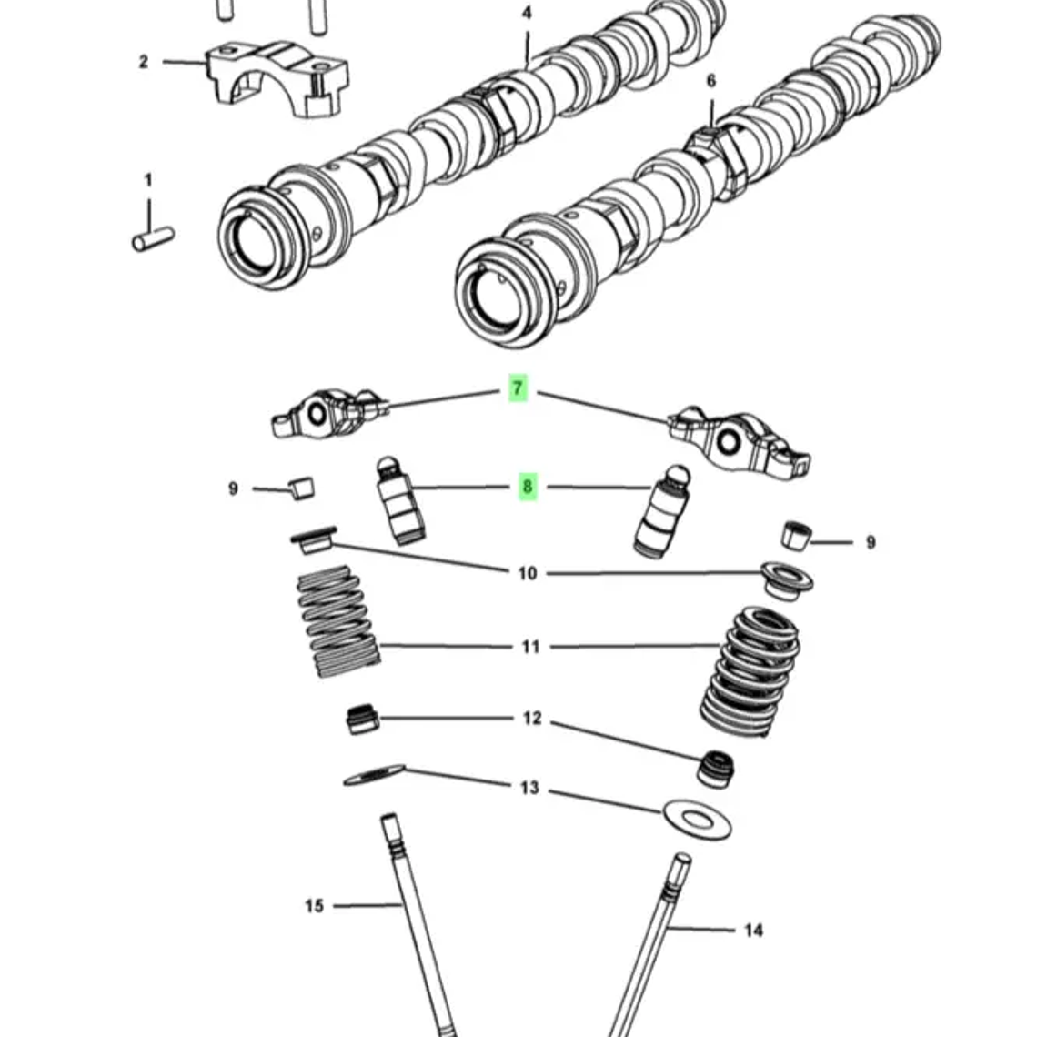 Kit de Balancines y Taques Hidráulicos (48 Piezas) - Motor 3.6L Pentastar 2