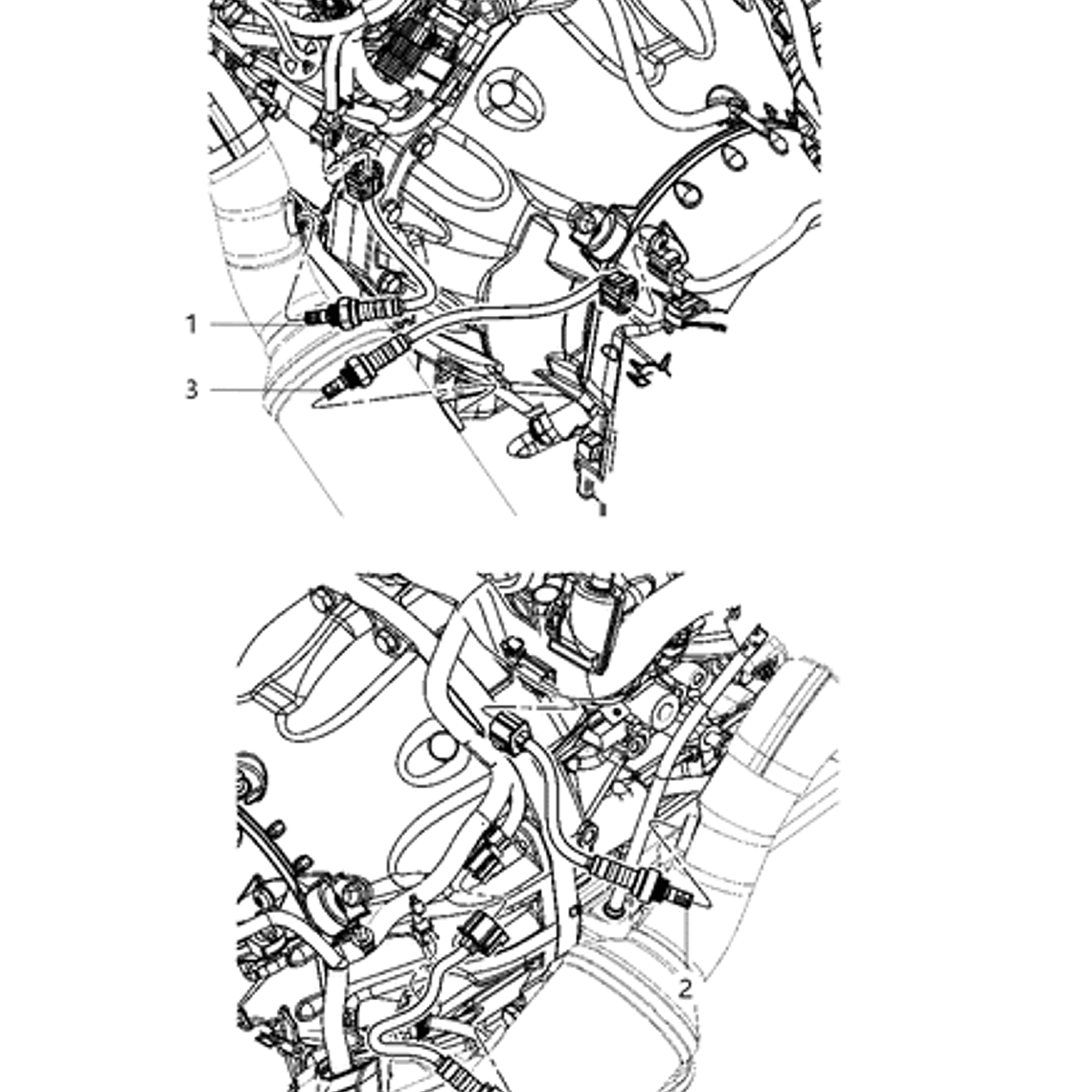 Sensor de Oxígeno (O2) Genuino Mopar – Motor 3.6L Pentastar 4