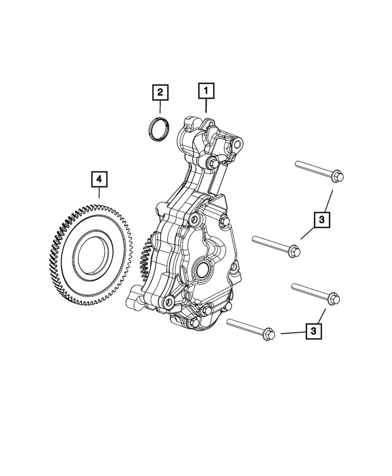 Bomba de Aceite Genuina Mopar® – Motores 3.0L V6 EcoDiesel 4