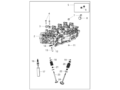 Culata de Motor 3.6L Pentastar – Original Mopar® Nueva 2