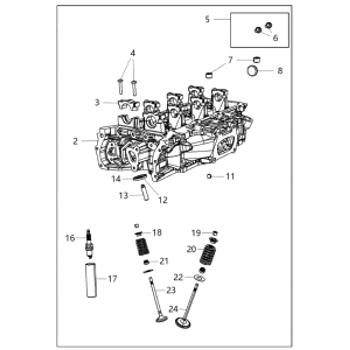 Culata de Motor 3.6L Pentastar – Original Mopar® Nueva 2