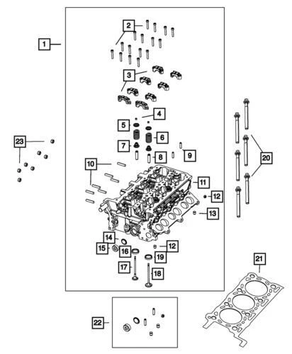 Empaquetadura de Culata (LH)-(RH) RAM 1500 3.0L EcoDiesel 2