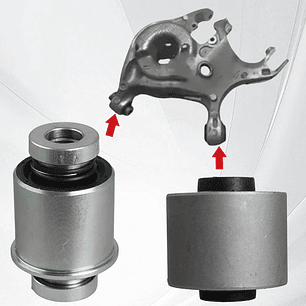 Bujes brazo de control trasero Ford Mustang 2015-2023