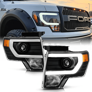 Ópticos Ford F-150 Style Raptor – Tecnología LED DRL & Projector