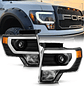 Ópticos Ford F150 Style Raptor LED DRL Projector 2009-2014 - Miniatura 1