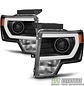 Ópticos Ford F150 Style Raptor LED DRL Projector 2009-2014 - Miniatura 2