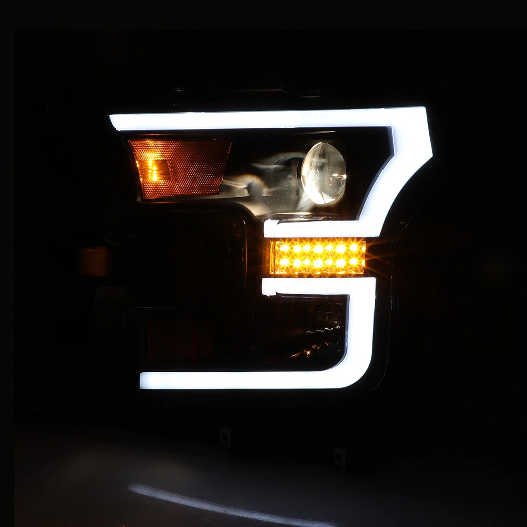 Ópticos Ford F-150 Projector & LED DRL – Black Edition 5