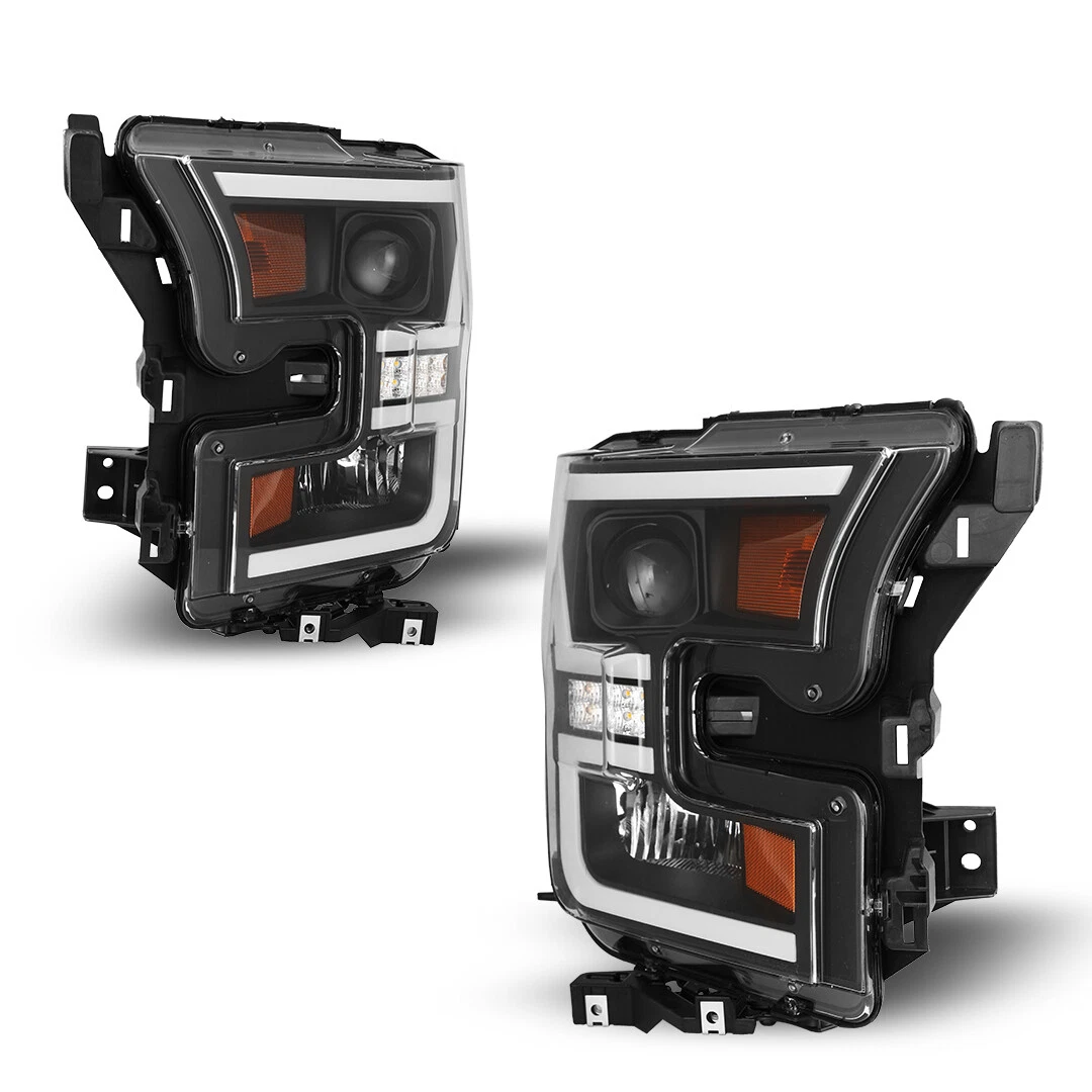 Ópticos Ford F-150 Projector & LED DRL – Black Edition 3