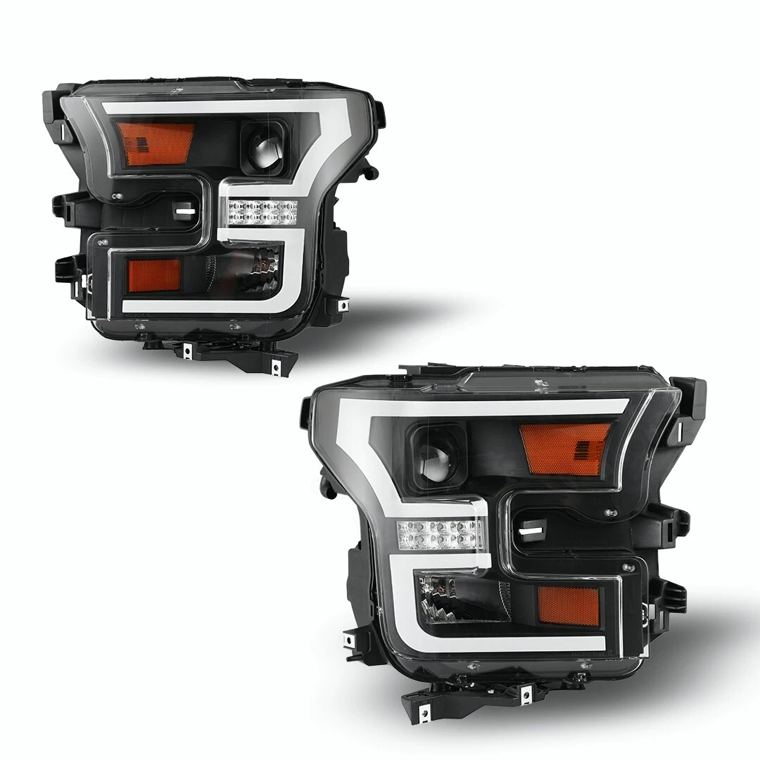 Ópticos Ford F-150 Projector & LED DRL – Black Edition 2