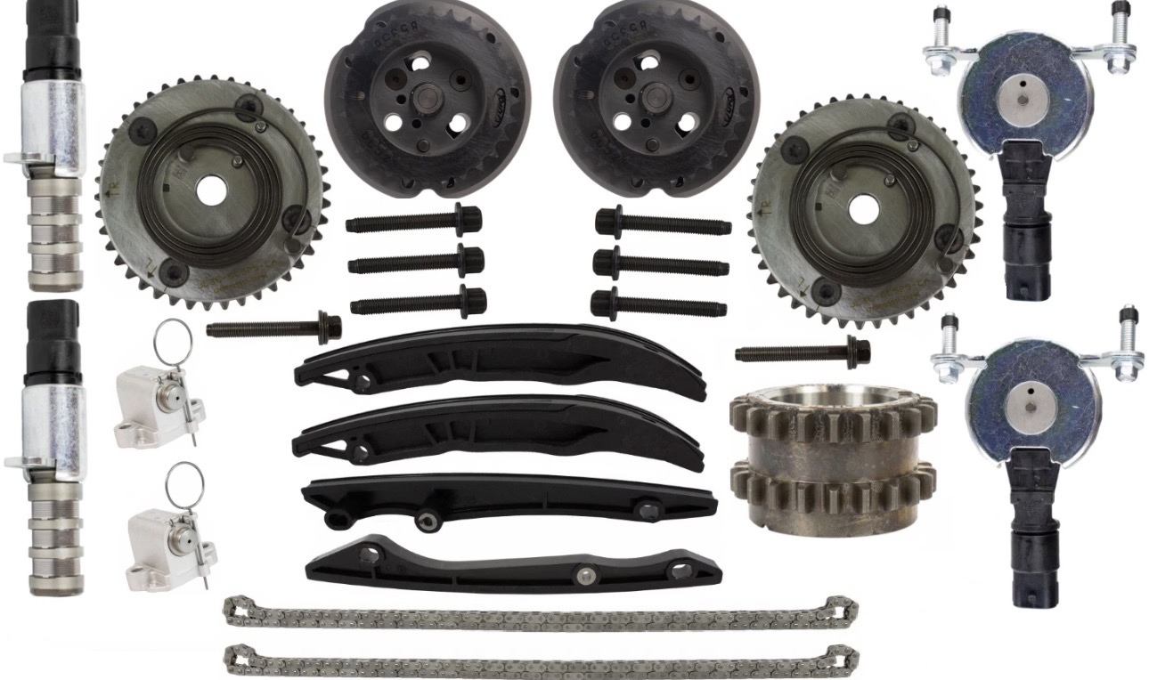 Kit Distribución Con VVT Solenoides Ford F150 5.0 V8 Coyote 2018-2020 2